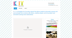 Desktop Screenshot of kit-keepintouch.com